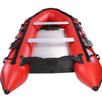 Bateau pneumatique de sport de haute qualité avec fonction de dérive, en PVC léger, design de plancher gonflable pour 8 personnes
