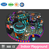 Ensemble d'équipements de jeu souple pour parc d'aventure intérieur pour enfants Aobeile, en PVC et tubes galvanisés, grande capacité, escalade, taille personnalisable