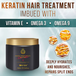 Masque capillaire à la crème hydratante au collagène et à la kératine, marque privée - Product Image 2