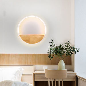 Hot Sale <b>Lights</b> <b>Indoor</b> Ambient Led Scandinavian Style Nordic Room <b>Modern</b> Minimalist Entrance Round <b>Wall</b> Lamp - Product Image 5