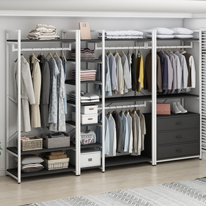 Étagère ouverte durable avec un <span class=keywords><strong>design</strong></span> moderne, adaptée aux vêtements de chambre à coucher ou aux vêtements de vente au détail - Product Image 3