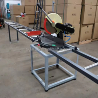 Scie à découper manuelle pour profilés PVC et aluminium, tête simple, 305 mm