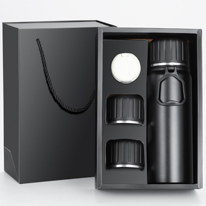 Botella <span class=keywords><strong>de</strong></span> Agua <span class=keywords><strong>de</strong></span> Acero Inoxidable <span class=keywords><strong>de</strong></span> Doble Pared con Asa Grande, Termo Aislado al Vacío, Diseño Moderno Americano, Ideal para Deportes, Comida, Idea <span class=keywords><strong>de</strong></span> Regalo - Product Image 3