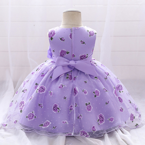 MQATZ bambino neonato Mini abito solido modello Chiffon ragazza abbigliamento per 0-2 anni stile formale bambino vestito per l'estate - Product Image 6