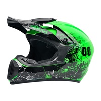 Casque de moto intégral certifié DOT en ABS pour VTT, karting et descente en vélo tout-terrain