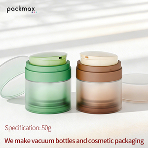 50g PP Vacuum <b>Pump</b> Cream <b>Bottle</b> – Refillable Face Cream & Sunscreen Lotion <b>Dispenser</b> - Product Image 3