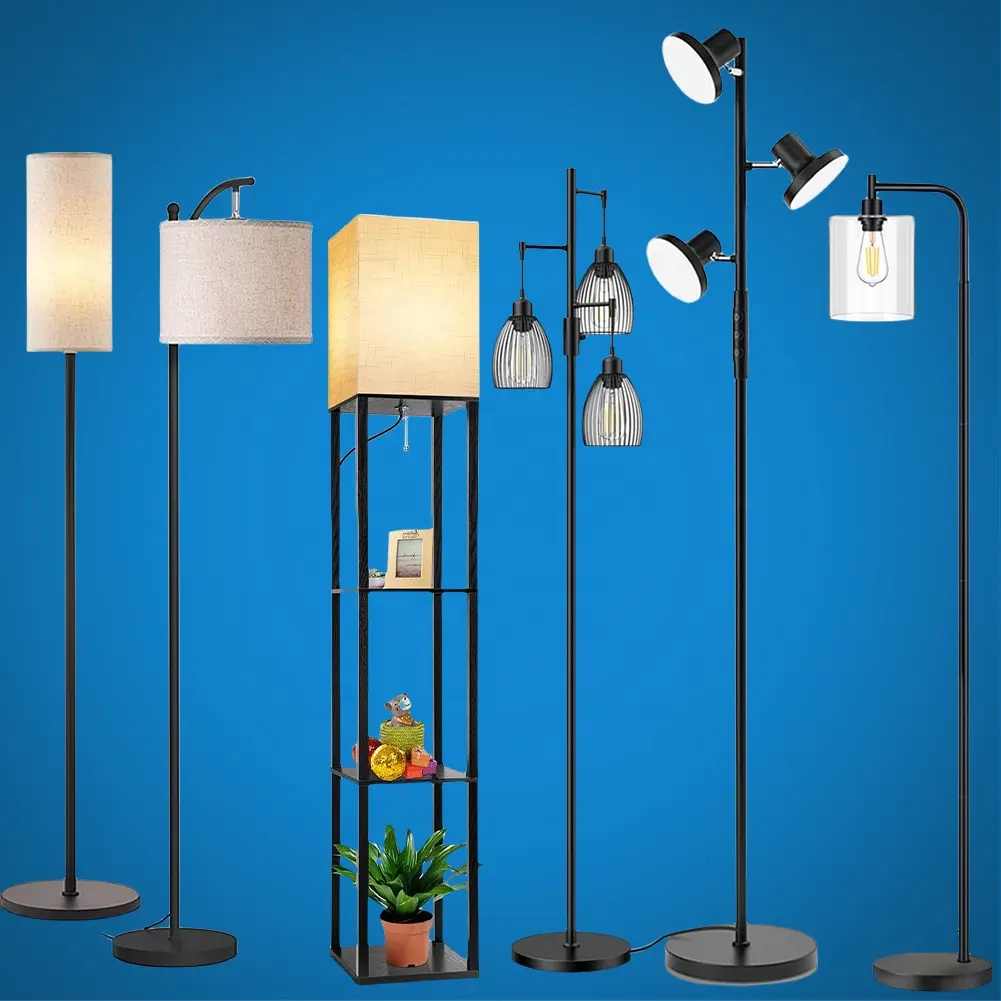 Jeslede Vloerlamp Voor Woonkamer Kantoor Met 3 Kleuren Led Lamp Staande Hoge Lamp Moderne & Industriële Vloerlamp Lezen Oem & Odm