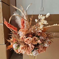 Décoration de mariage, grande boule de fleurs blanches en rose, fleurs de gypsophile, centre de table pour mariage, événement, fête