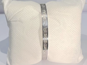 Bracciale in Acciaio Inossidabile Placcato <span class=keywords><strong>Oro</strong></span> 18k con Incisioni Arabe-Islamiche, Adatto sia per Uomini che Donne, <span class=keywords><strong>Adulti</strong></span> e Bambini, Regolabile - Product Image 6