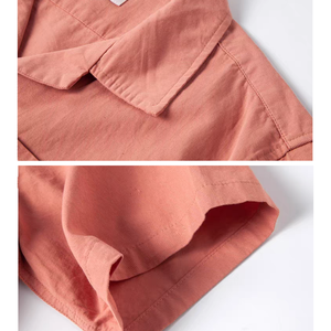 Produttori OEM di Abbigliamento, Camicia da Lavoro Personalizzata con Logo, Maniche Corte, Bottoni, Alta Qualità, 100% Cotone, T-Shirt Casual Cargo da <span class=keywords><strong>Uomo</strong></span> - Product Image 4