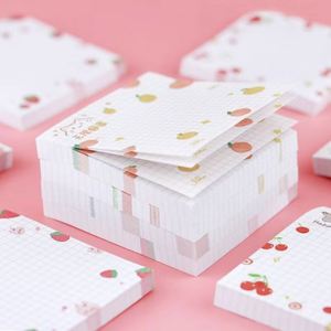 80-Page Cute Candy Cartoon Fruit Self-Adhesive <b>Memo</b> <b>Pad</b> Thick 80 Sheets Essential School Office Supplies for Back-to-School - Product Image 4