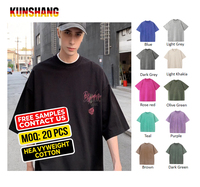 T-shirt Homme Streetwear Vintage Hip Hop Délavé à l'Acide 280g 100% Coton Impression Personnalisée Logo Lettres Coupe Ample Oversize Blanc