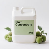 Haute 67 Brix saveur de fruits naturels liquide concentré de prune verte extrait de prune pour boissons bière vin Cocktail Sauce