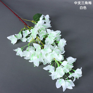 Branche de <span class=keywords><strong>Bougainvillier</strong></span> Blanc Artificiel en Soie à Suspendre, Styles Multiples, Vente en Gros, pour Décor Extérieur - Product Image 6