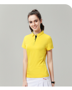 <b>Orange</b> Short Sleeve <b>Polo</b> Shirt Solid Color Breathable Cotton Men's Casual Wear - Product Image 2