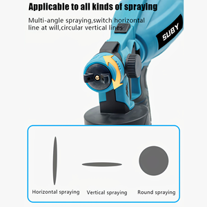 SUBY Small High-pressure Electric Spray Gun, Lithium Battery-powered Dedicated Furniture <strong>Paint</strong> with High <strong>Atomization</strong> - Product Image 6