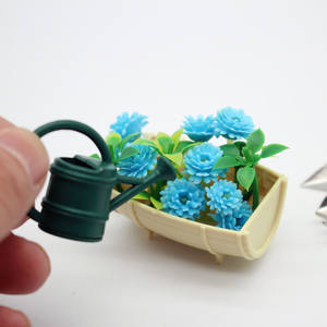 Ensemble d'outils de jardinage miniature pour enfants, pelle, râteau, ciseaux en métal simulés, jouets éducatifs pour enfants, accessoires pour micro-paysages - Product Image 3