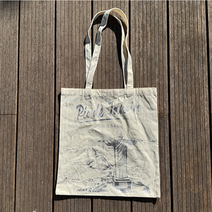 Sac fourre-tout en coton recyclable de style simple et couleur naturelle, vente en gros - Product Image 5