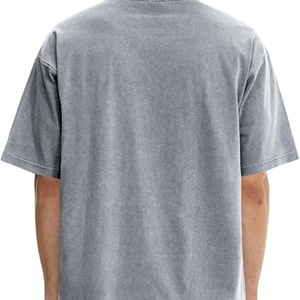 เสื้อยืดฮิปฮอปผู้ชายทรงโอเวอร์ไซส์ ผ้าถัก ระบายอากาศได้ดี กันยับ พิมพ์ลายตัวอักษรเต็มตัว เสื้อยืดฤดูร้อน คอตตอนคุณภาพสูง คอกลม สไตล์แร็ปเปอร์ - Product Image 2