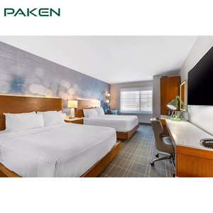 Complete turnkey oplossing voor hotelmeubilair, hotelprojectmeubilair, Europese stijl hotel kingsize bed slaapkamermeubilairset - Product Image 2