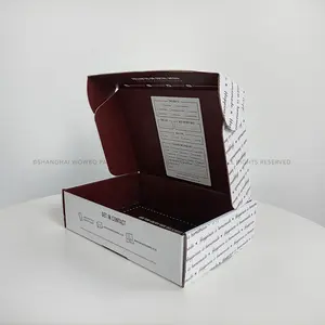 Custom Size Printing China Factory Mass Production Best Price Two Colored Logo Sample Provide Medium Mailing Box