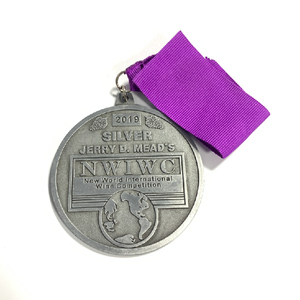 Crea tus Propias Medallas de Metal de Aleación de Zinc en Oro, Plata y Bronce, Medallas de Premio para Concursos de Sidra y <span class=keywords><strong>Vino</strong></span> - Product Image 1