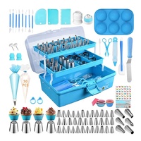 Kit d'outils de décoration de gâteaux écologiques en plastique 137/110/84 pièces, ustensiles de pâtisserie, support tournant, douilles à pâtisserie
