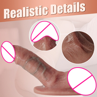 Dildo Masculino al por Mayor, Dildo Realista con Punto G, Juguetes Sexuales para Mujeres, Masturbador de Pene