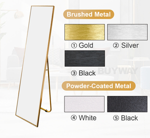 Hiện đại đầy đủ chiều dài cong sàn gương cho phòng ngủ phòng tắm khách đứng một mình mặc quần áo Gương trang trí nội thất nhà tùy chỉnh - Product Image 3