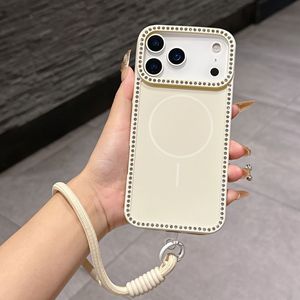 Étui souple magnétique à paillettes et diamants avec dragonne pour <span class=keywords><strong>iPhone</strong></span> 17 Pro Max, Air 15, 16, 14 Plus, <span class=keywords><strong>11</strong></span>, 12, 13 - Product Image 5