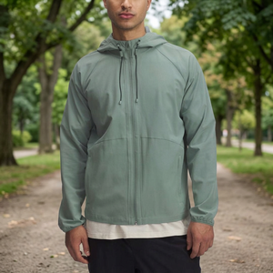 เสื้อแจ็คเก็ตกันลมขนสัตว์บางแบบสั่งทำพิเศษ ยูนิเซ็กซ์ คอตั้ง มีฮู้ด ซิปกันน้ำ กันลม สำหรับฤดูหนาว วิ่งกลางแจ้ง ลายการ์ตูน - Product Image 3