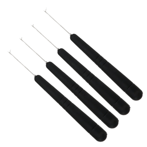 Cheap Price <b>Plastic</b> & Steel Strong Hold Hair <b>Hook</b> Needles Dreadlock Crochet Professional Hair Extension Tool - Product Image 1