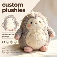 Peluche pingouin personnalisée en gros, jouet en peluche haute fidélité, service OEM ODM avec certification CE EN71
