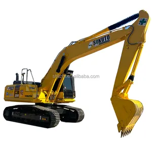 Guter Preis gebrauchte Baumaschinen Komatsu Bagger verwendet Komatsu pc200-8 Bagger Maschine