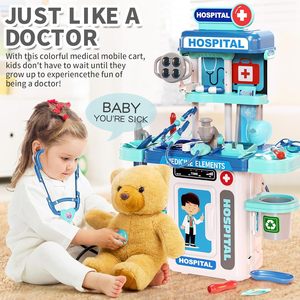 Juguete Médico de Plástico PP Azul de 42 Piezas, Estación Médica de Juego para Niños de 2 a 13 Años - Product Image 2