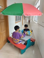 Table et chaise pliantes extérieures pour enfants de haute qualité pour les pique-niques de jardin et les parcs en plastique durable