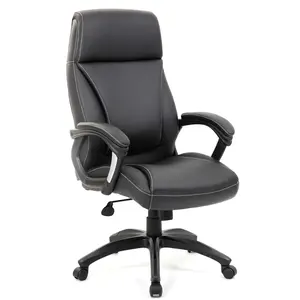New Design Leather Faux Leather Comfortable Rotating Height Adjustable Executive Office Chair