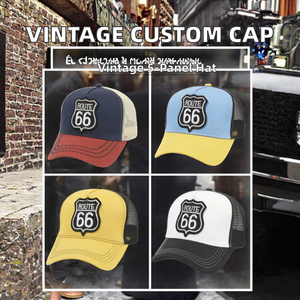 หมวกเบสบอลปักลายทางแบบกำหนดเอง Unisex วินเทจ 5 แผง 100% โพลีเอสเตอร์ หมวกทรง Dad Hat ขายส่ง คุณภาพสูง โลโก้พัฟ - Product Image 2