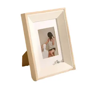 中密度纤维板北欧简约木制相框桌面展示婚纱情侣相框
