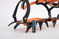 Crampons à glace professionnels 12 dents crampons antidérapants crampons à glace pour chaussure de botte de neige d'hiver