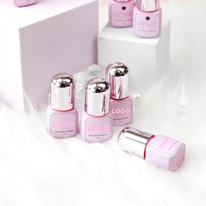 Pegamento de extensión de pestañas líquido de secado rápido de Corea profesional negro transparente sensible impermeable Etiqueta Privada adhesivo para pestañas - Product Image 3