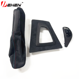3PC Untuk BMW F20 F21 F22 F23 M Performance Seri 1 2 Gagang Rem Parkir dengan Boot Alcantara Aksesoris Interior Serat Karbon - Product Image 1