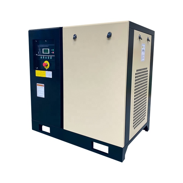 Single-Phase 220V 50HZ 2.2kw 3HP 4HP 5HP 10HP Screw Air Compressor 10 Bar Bearing Industries