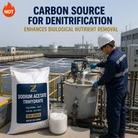 Acétate de sodium trihydraté de haute pureté 99% Acide acétique 58-60% Cristaux blancs