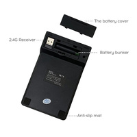 Clavier numérique à 18 touches USB 2.4G sans fil à double connexion pour ordinateur portable, tablette, smartphone
