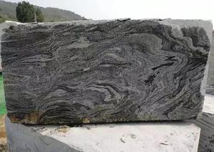 Grande dalle de granit <span class=keywords><strong>gris</strong></span> clair Baotong, motif vague moderne, pierre naturelle écologique, garantie 5 ans, polissage et sablage - Product Image 2