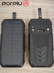 Banque d'alimentation solaire à manivelle, batterie Li-polymère, charge rapide PD22.5W, charge sans fil 15W, affichage LED, 40000mAh, portable, micro USB - Product Image 6