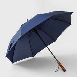 <span class=keywords><strong>Parapluie</strong></span> de golf de luxe pour <span class=keywords><strong>homme</strong></span>, cadeau d'affaires, coupe-vent, imperméable, ouverture automatique, <span class=keywords><strong>parapluie</strong></span> droit <span class=keywords><strong>avec</strong></span> poignée en bois, impression de logo personnalisée - Product Image 3