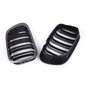 Calandre avant en fibre de carbone style double ligne pour BMW E46 Série 3 1999-2002, pièce de tuning - Product Image 3