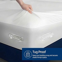 Attaches de drap de lit personnalisables avec logo, réglables et antidérapantes, lot de 4 pinces pour drap-housse, housse de couette et couette